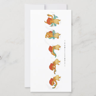 Omvandling - hälsningskort för Shrug Island Kort