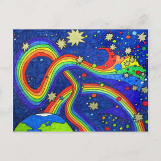 Omvandling i blått vykort