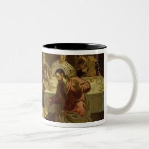 Omvandlingen av Mary Magdalene, 1546-7 Två-Tonad Mugg