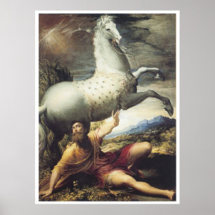 Omvandlingen av Paul, c.1530 Parmigianino Poster