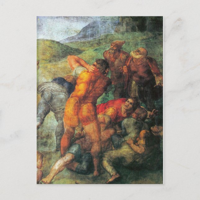 Omvandlingen av Saul (Paul)-detaljen Vykort (Framsida)