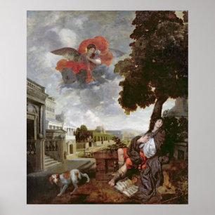 Omvandlingen av St Augustine, c.1663 Poster