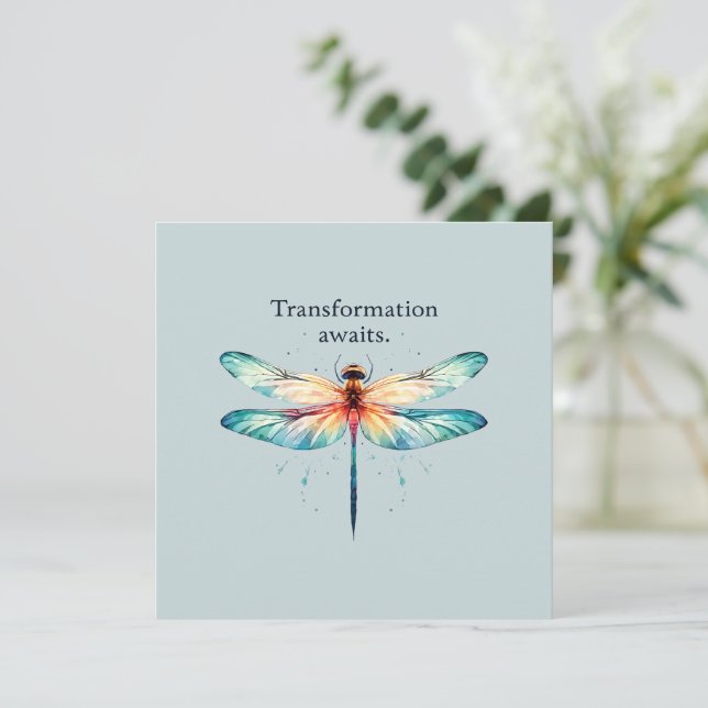 Omvandlingsförlopp - Färgfull Dragonfly (Stående Fram)