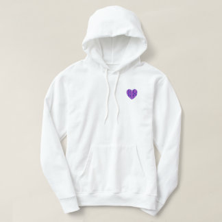 omvänt hjärta hoodie