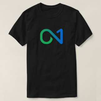ON1-Logotyp (blå Grönt) T-Shirt