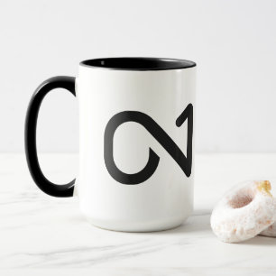 ON1 Svart Logotyp Mugg
