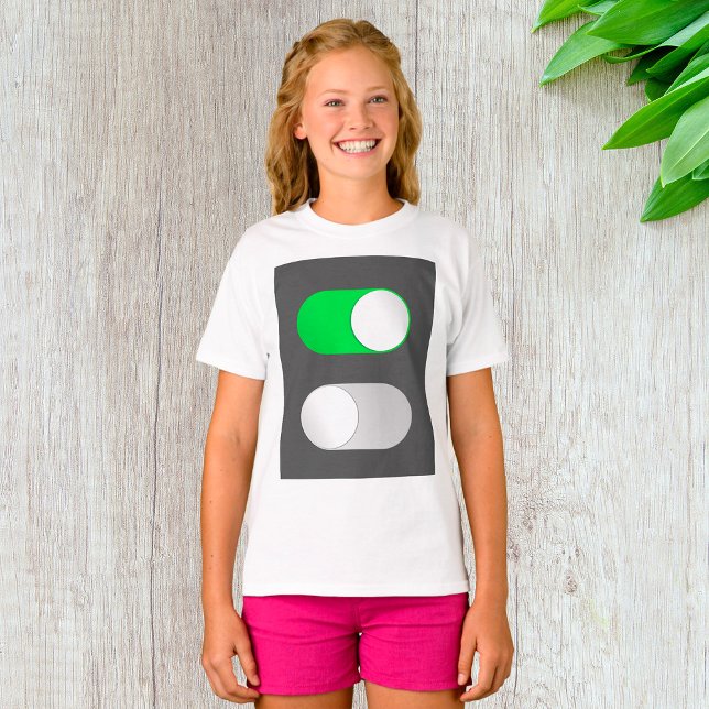 On And Off Girls T-Shirt (Skapare uppladdad)