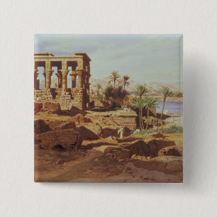 Ön av Philae, 1866 (w/c) Knapp