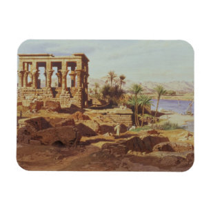 Ön av Philae, 1866 (w/c) Magnet