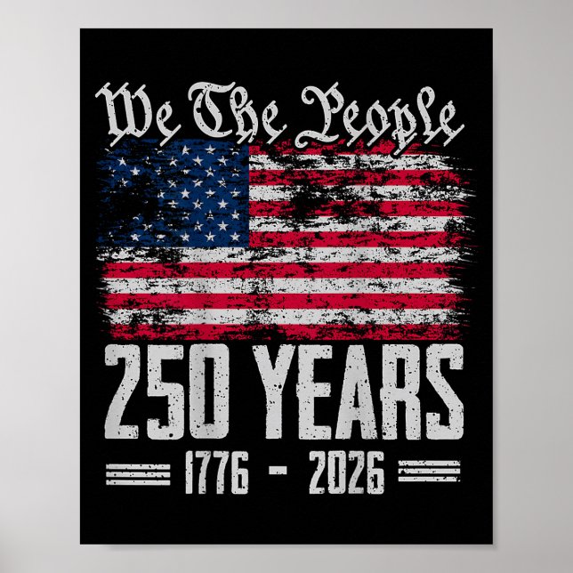 (on back) 250 years american 250th anniversary us  poster (Framsidan)