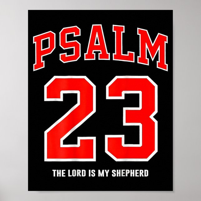 (on Back) Psalm 23 The Lord Is My Shepherd  Poster (Framsidan)