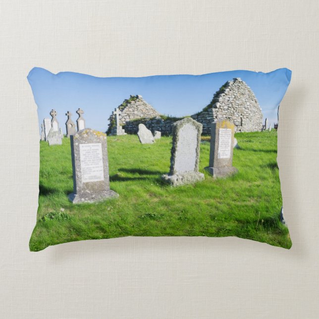 Ön Benbecula (Beinn nam Fadhla) Prydnadskudde (Framsidan)