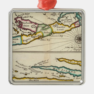 ön Bermuda, en del av Providence Island Julgransprydnad Metall