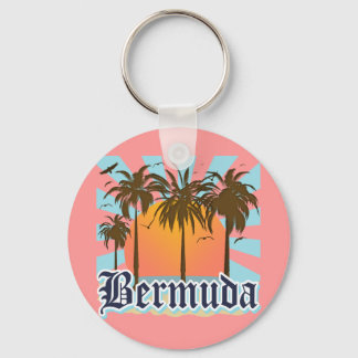 ön Bermuda Souvenirs Nyckelring