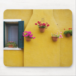 Ön Burano, Burano, Italien. Färgglada Burano 3 Musmatta