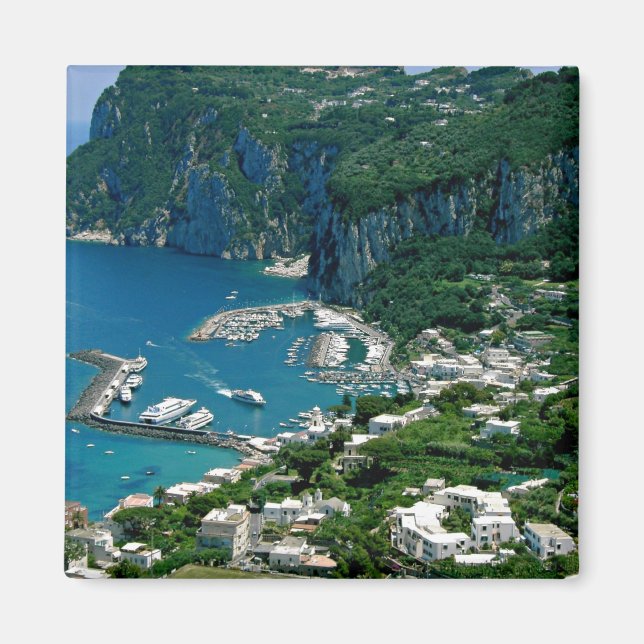 ön Capri, Italien Magnet (Framsidan)