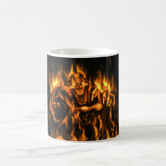 On fire Tasse Kaffemugg