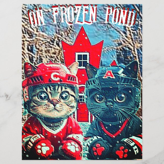 on frozen pond flyer front (Framsidan)