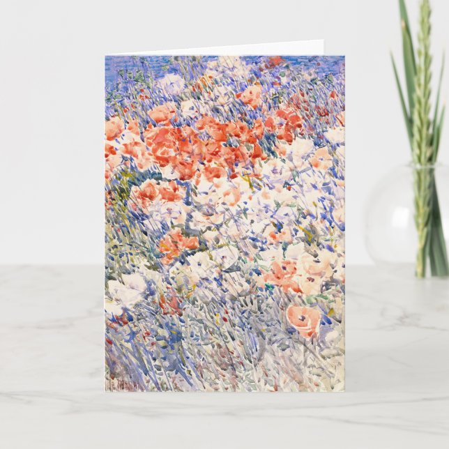 ön Garden | Childe Hassam Kort (Framsida)