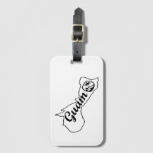 Ön Guam Luggage Tag