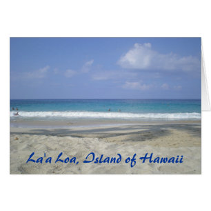 ön Hawaii Hälsningskort