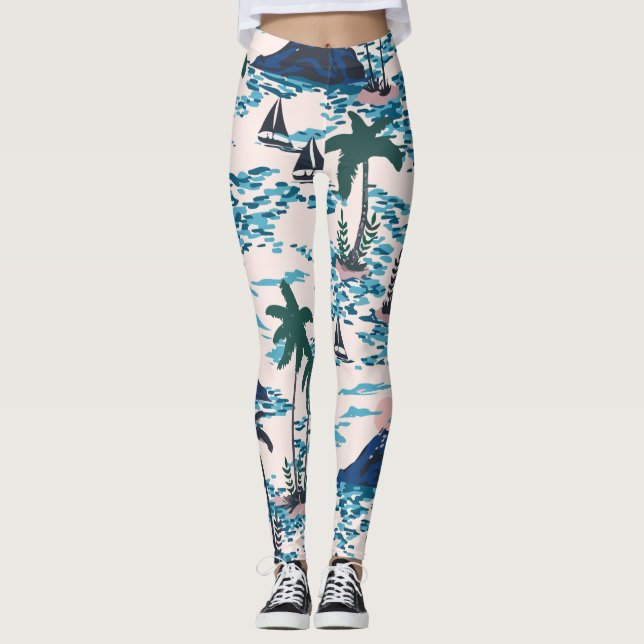 ön Hawaii Leggings (Framsida)