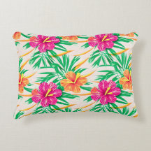 Ön Hibiscus accent Pillow