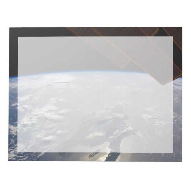 ön Hispaniola med Sunglin Anteckningsblock (Framsida)