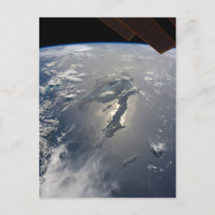 ön Hispaniola med Sunglin Vykort