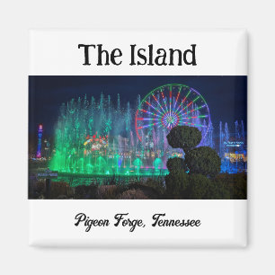 Ön i Pigeon Forge, Tennessee Magnet