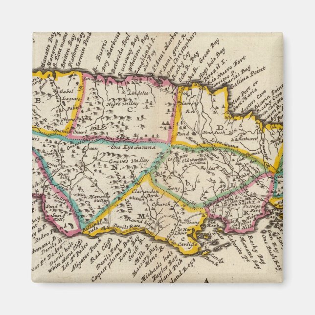 ön Jamaica Magnet (Framsidan)