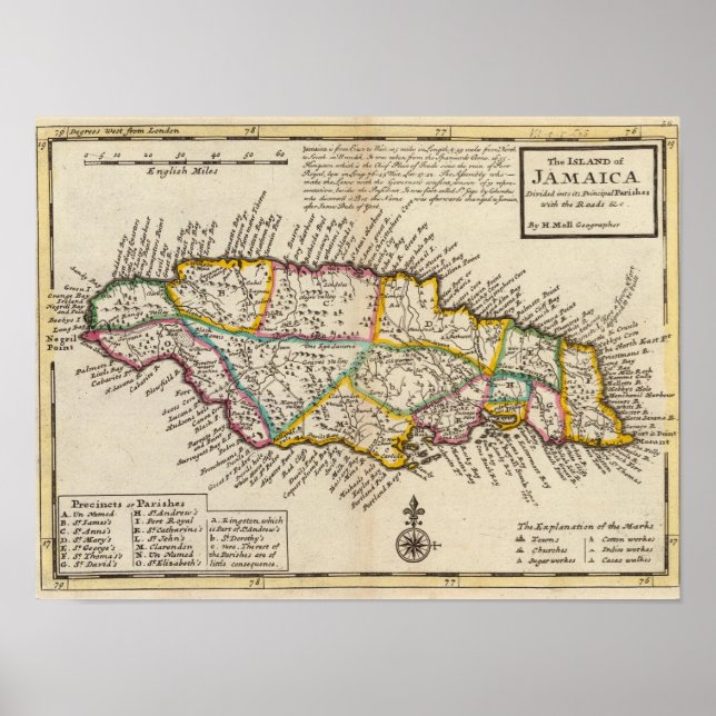 ön Jamaica Poster (Framsidan)