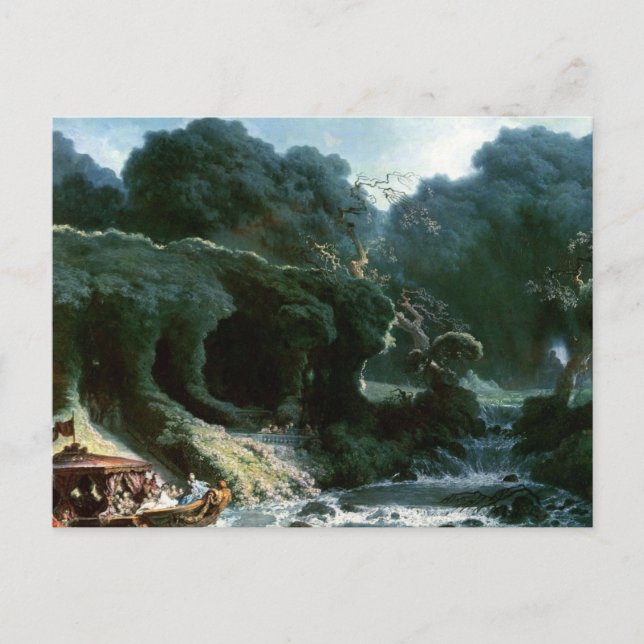 ön Kärlek av Jean Honore Fragonard Postca Vykort (Framsida)