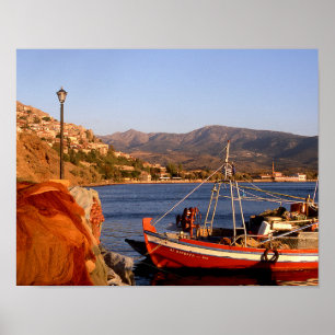 ön Lesvos, Grekland Poster