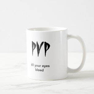 On-line dobbelmugg för PVP Kaffemugg