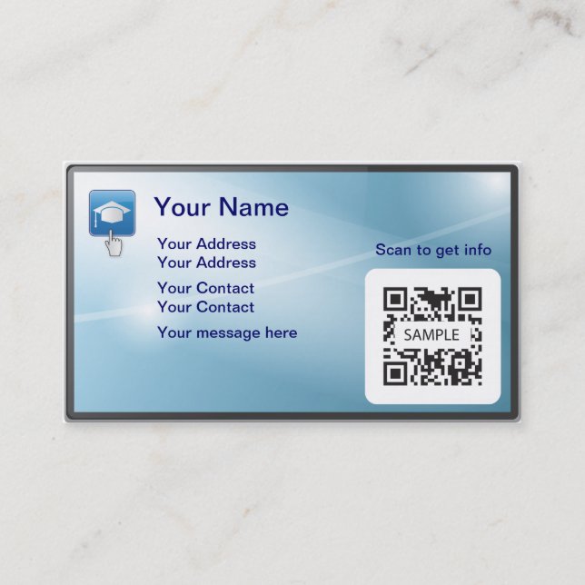 On-line grad för visitkortmall visitkort (Framsida)