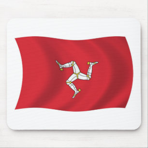Ön Man Flagga Musmatta