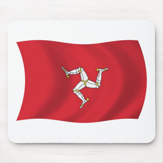 Ön Man Flagga Musmatta (Framsidan)