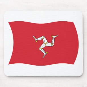 Ön Man Flagga Musmatta