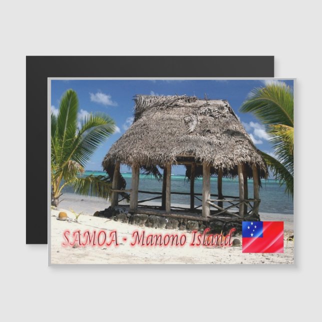 ön Manono - Fale - Samoa - (Fram/baksida)