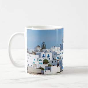 Ön med byn Noussa Kaffemugg