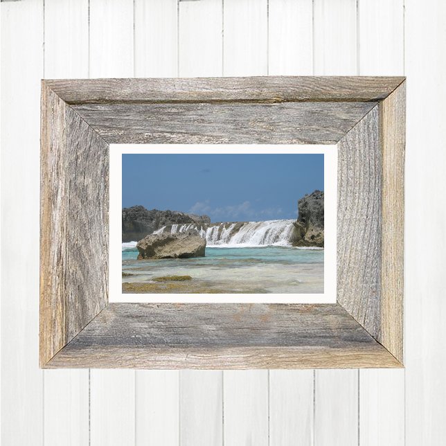 ön mitten Caicos Fototryck (Middle Caicos Island Photo Print)