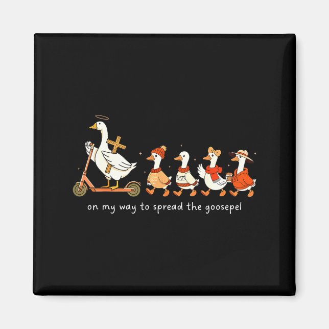 On My Way To Spread The Gospel Youth Pastor Missio Magnet (Framsidan)