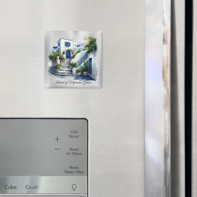 ön Mykonos, Grekland Magnet (In Situ (Fridge))