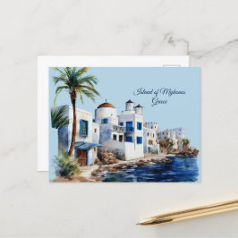 ön Mykonos, Grekland Vykort
