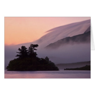 Ön på Mist Hälsningskort