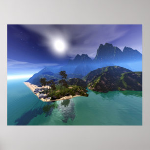 ön Paradise Poster