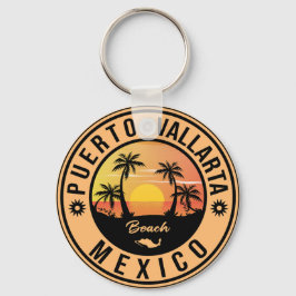 ön Puerto Vallarta Mexiko. Mexican Playa Nyckelring