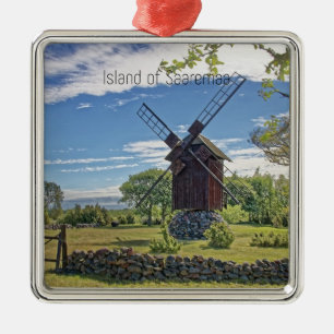 ön Saaremaa, Estland Julgransprydnad Metall