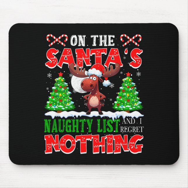 On Santa's Xmas Naughty List Regret Nothing Santa  Musmatta (Framsidan)